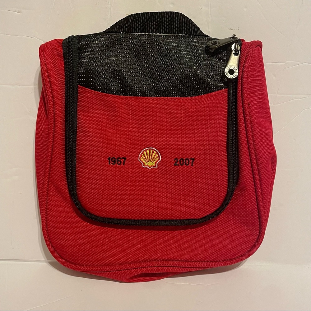 Red Shell Commemorative Toiletries Bag by Golden Pacific